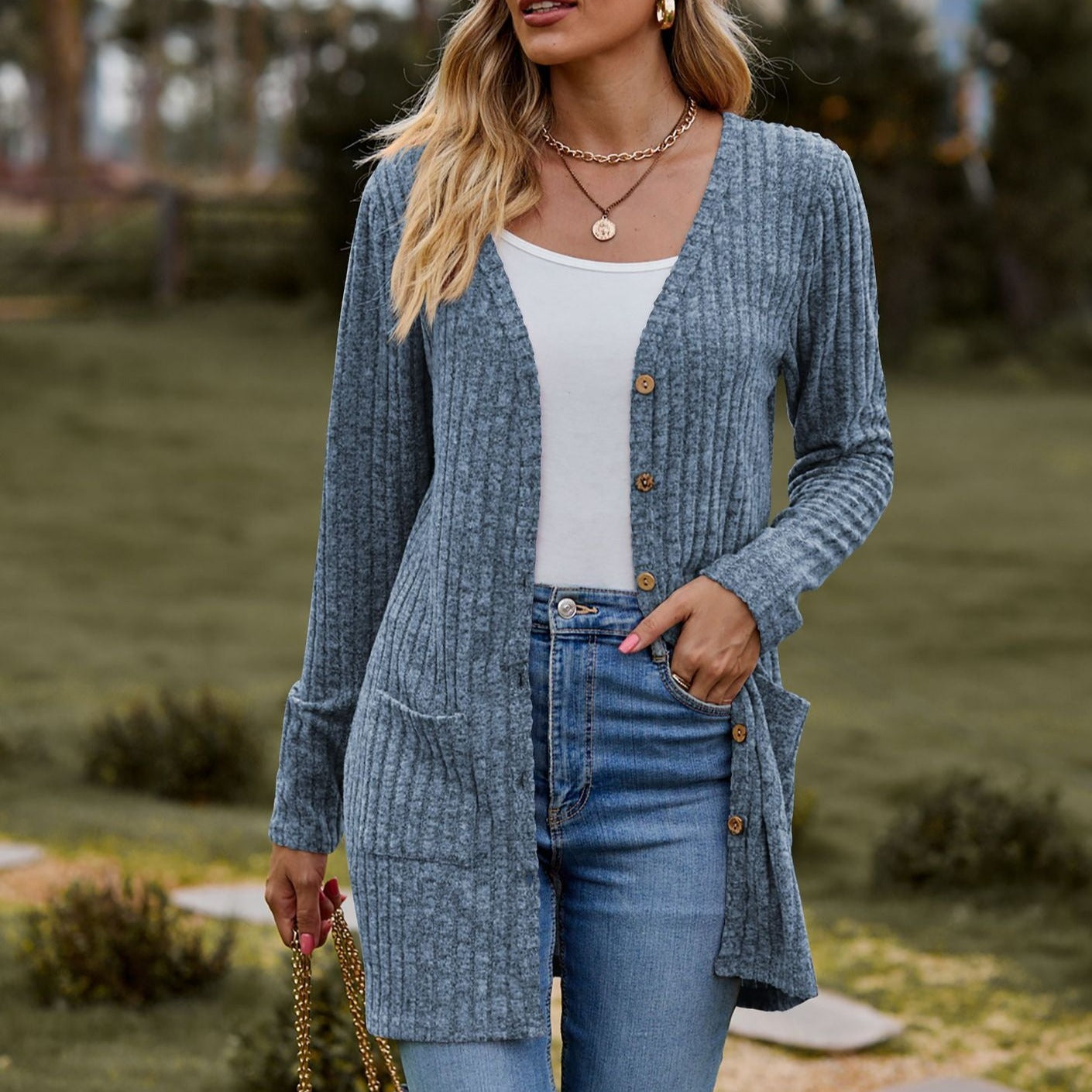 Sweaters for Women Cardigan Dressy Solid Open Front Long Knited Cardigan Sweater Fashion Loose Fit Coat Tops