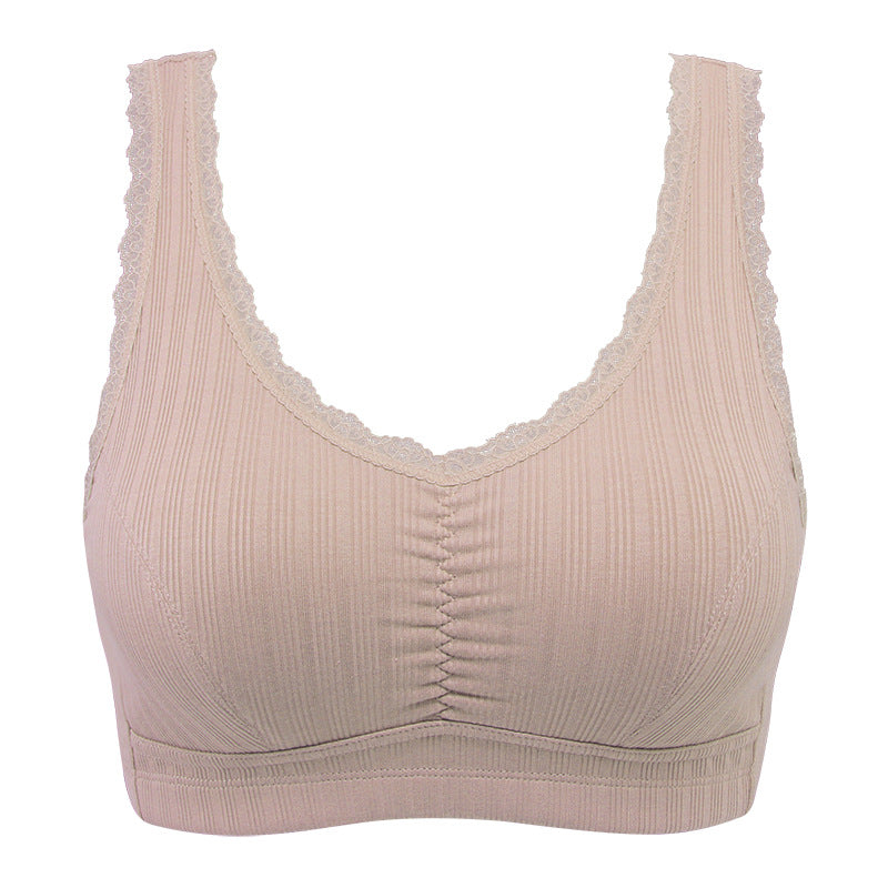 Women's threaded cotton underwear